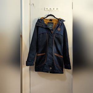 Picture | USA Small | Winter Jacket | Navy Blue Tan